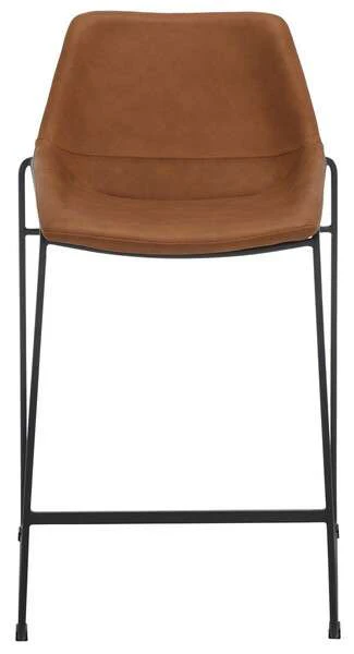 Safavieh Alexis Mid Century Counter Stool - Cognac - Image 2