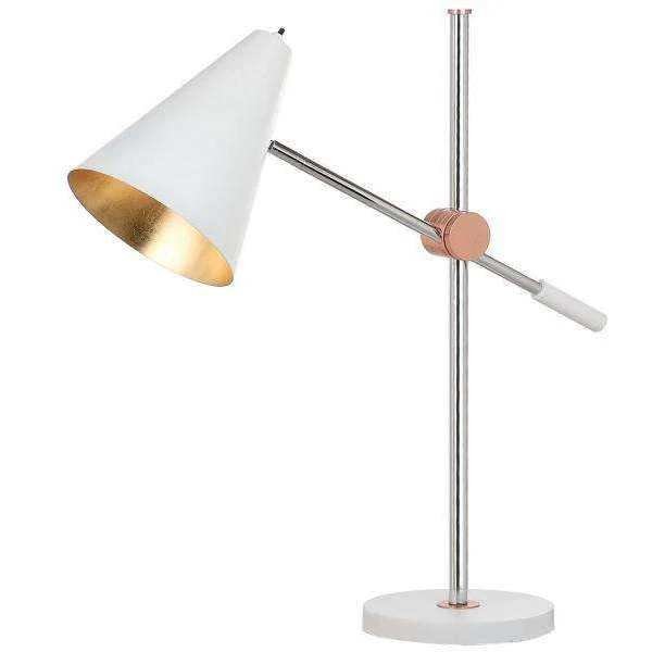 Safavieh Alexus 28-Inch H Table Lamp - White - Image 4
