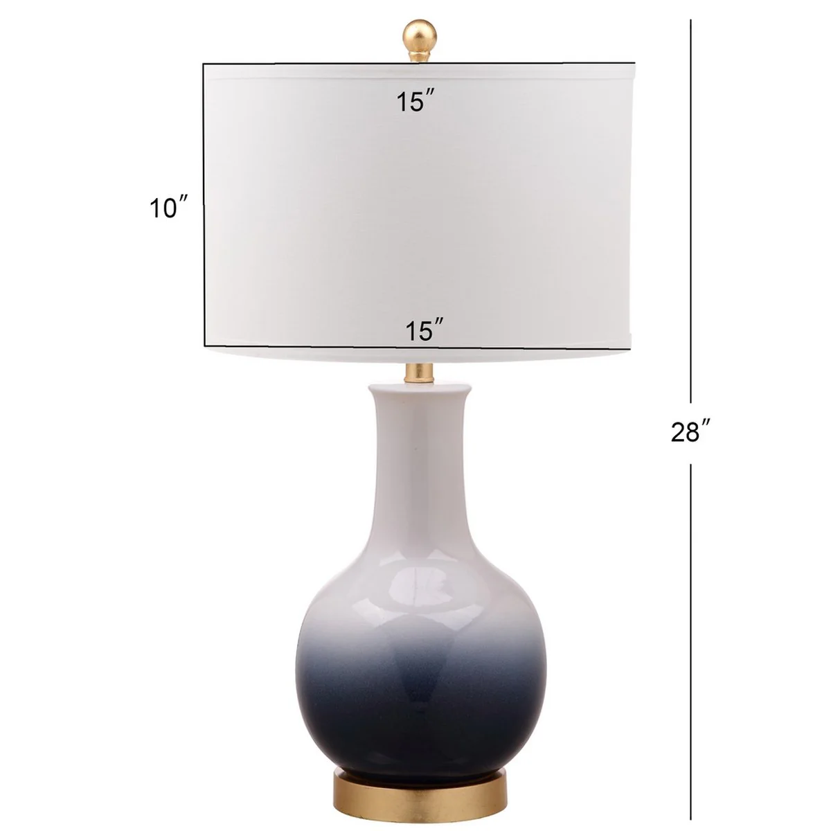 Safavieh Alfio Table Lamp - Navy - Image 2