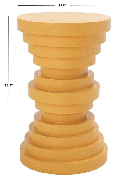 Safavieh Ali Accent Table - Yellow - Image 4
