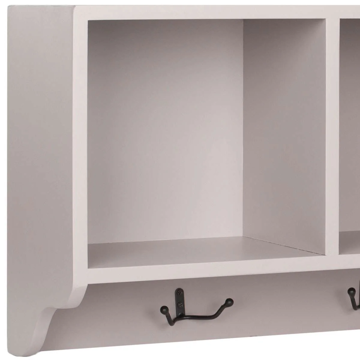 Safavieh Alice Wall Shelf With Storage Compartments - Gray - Image 2