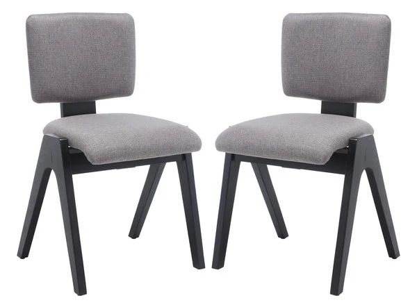 Safavieh Alisyn Wood Dining Chair Set Of 2 - Black - Image 4