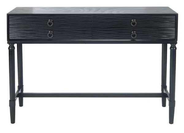 Safavieh Aliyah 4Drw Console Table - Black - Image 2