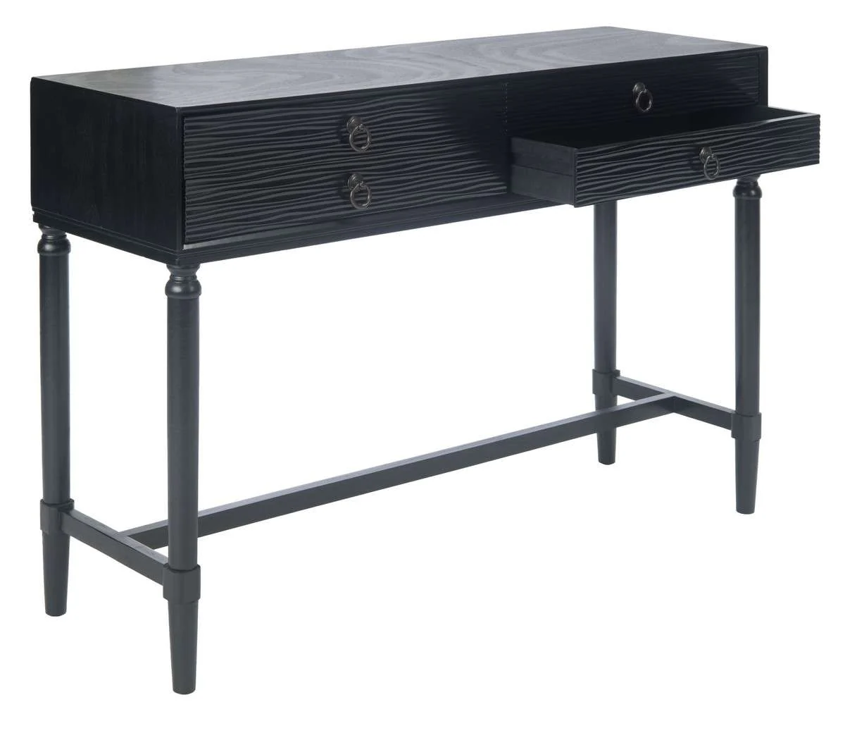 Safavieh Aliyah 4Drw Console Table - Black - Image 4