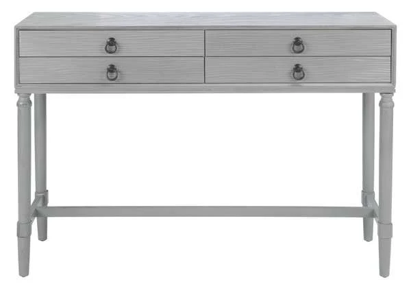 Safavieh Aliyah 4Drw Console Table - Distressed Gray - Image 2