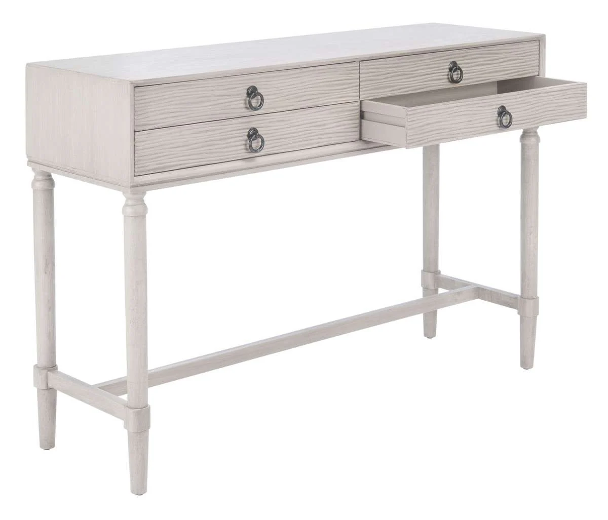 Safavieh Aliyah 4Drw Console Table - Greige - Image 3