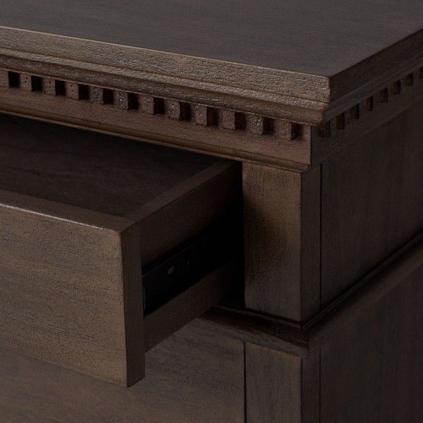 Safavieh Allisyn 3 Drawer Wd Nightstand - Light Brown - Image 5