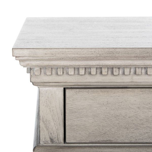 Safavieh Allisyn 3 Drawer Wd Nightstand - Light Gray - Image 4