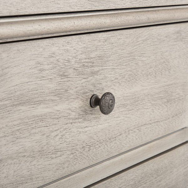 Safavieh Allisyn 3 Drawer Wd Nightstand - Light Gray - Image 5