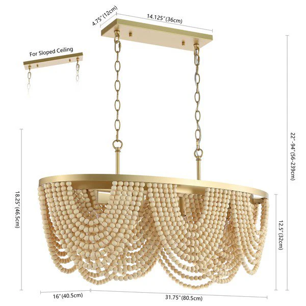Safavieh Alluri Chandelier - Gold - Image 3