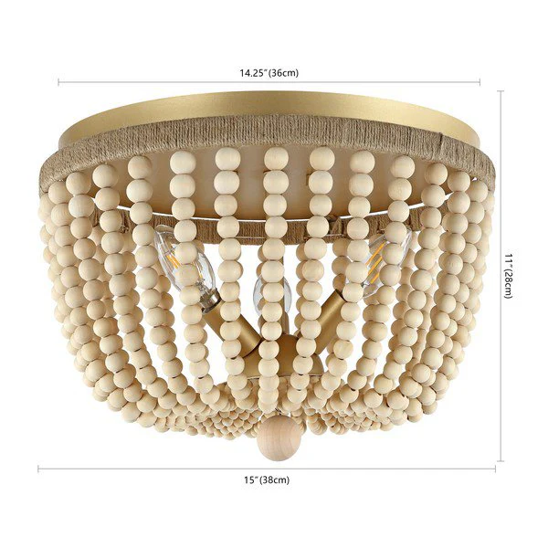 Safavieh Alodia Chandelier - White Wash - Image 3