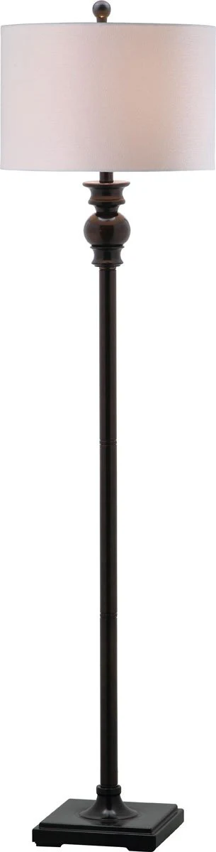 Safavieh Alphie 61-Inch H Floor Lamp - Ebony - Image 3