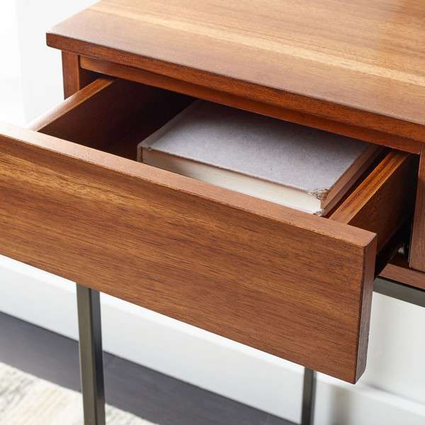 Safavieh Alric Desk - Walnut - Image 2
