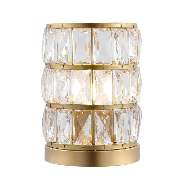Safavieh Alva Acrylic Table Lamp - Brass - Image 2