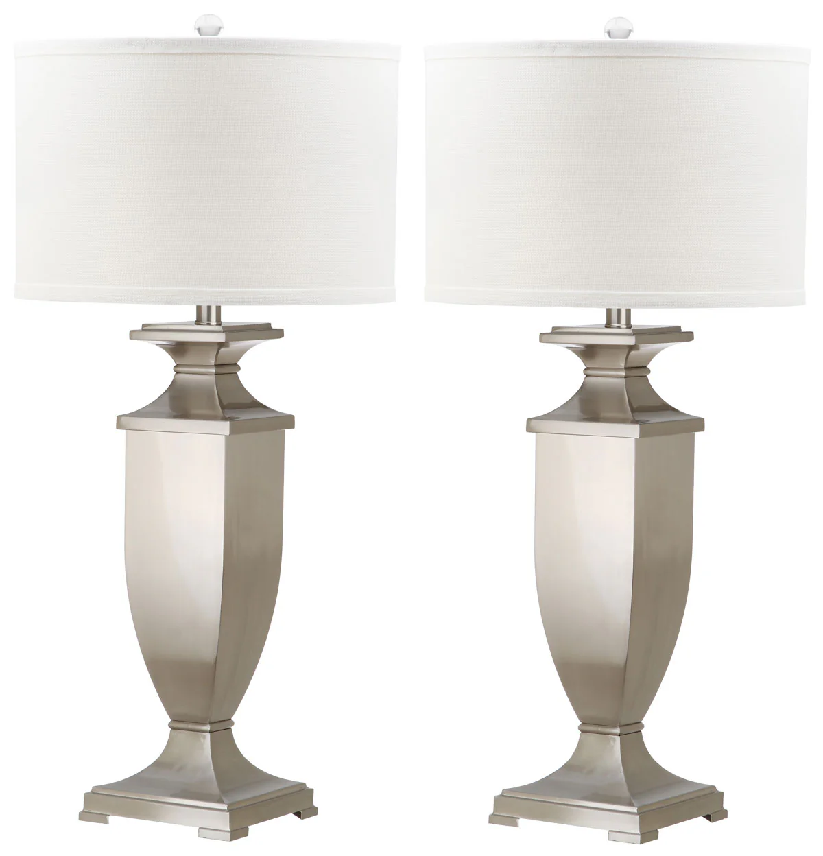 Safavieh Ambler 31.5-Inch H Table Lamp Set Of 2 - Nickel - Image 2