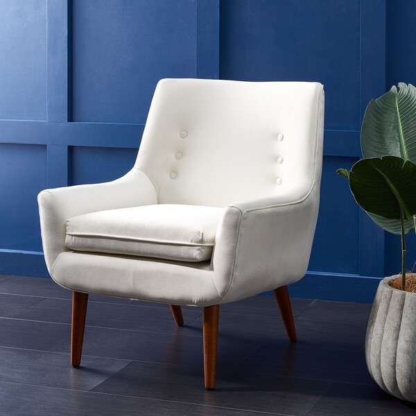 Safavieh Amina Accent Chair - Cream - Image 4