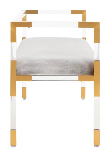 Safavieh Anastasia Bench - Clear - Image 2