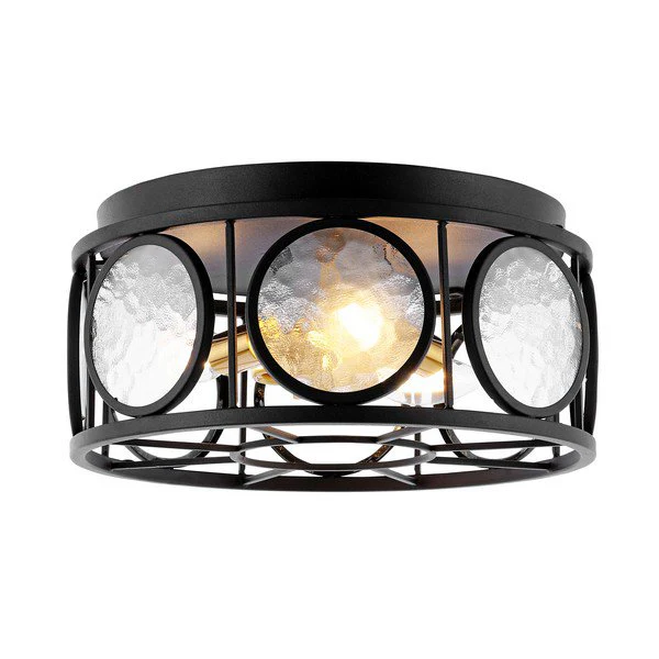 Safavieh Ander Flush Mount - Black - Image 2