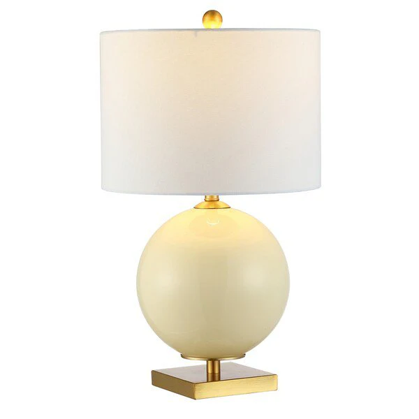 Safavieh Anina Glass Table Lamp Set Of 2 - Cream - Image 2