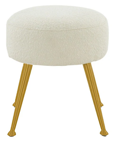Safavieh Anna Ottoman - Ivory - Image 2