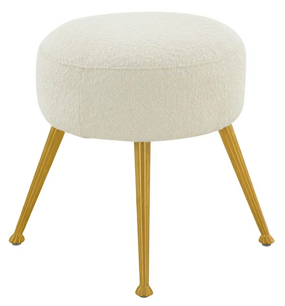 Safavieh Anna Ottoman - Ivory - Image 5