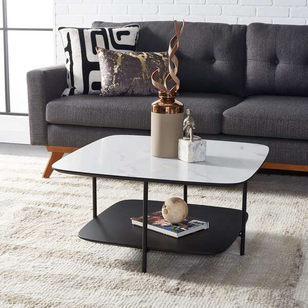 Safavieh Anzia Coffee Table - White - Image 4