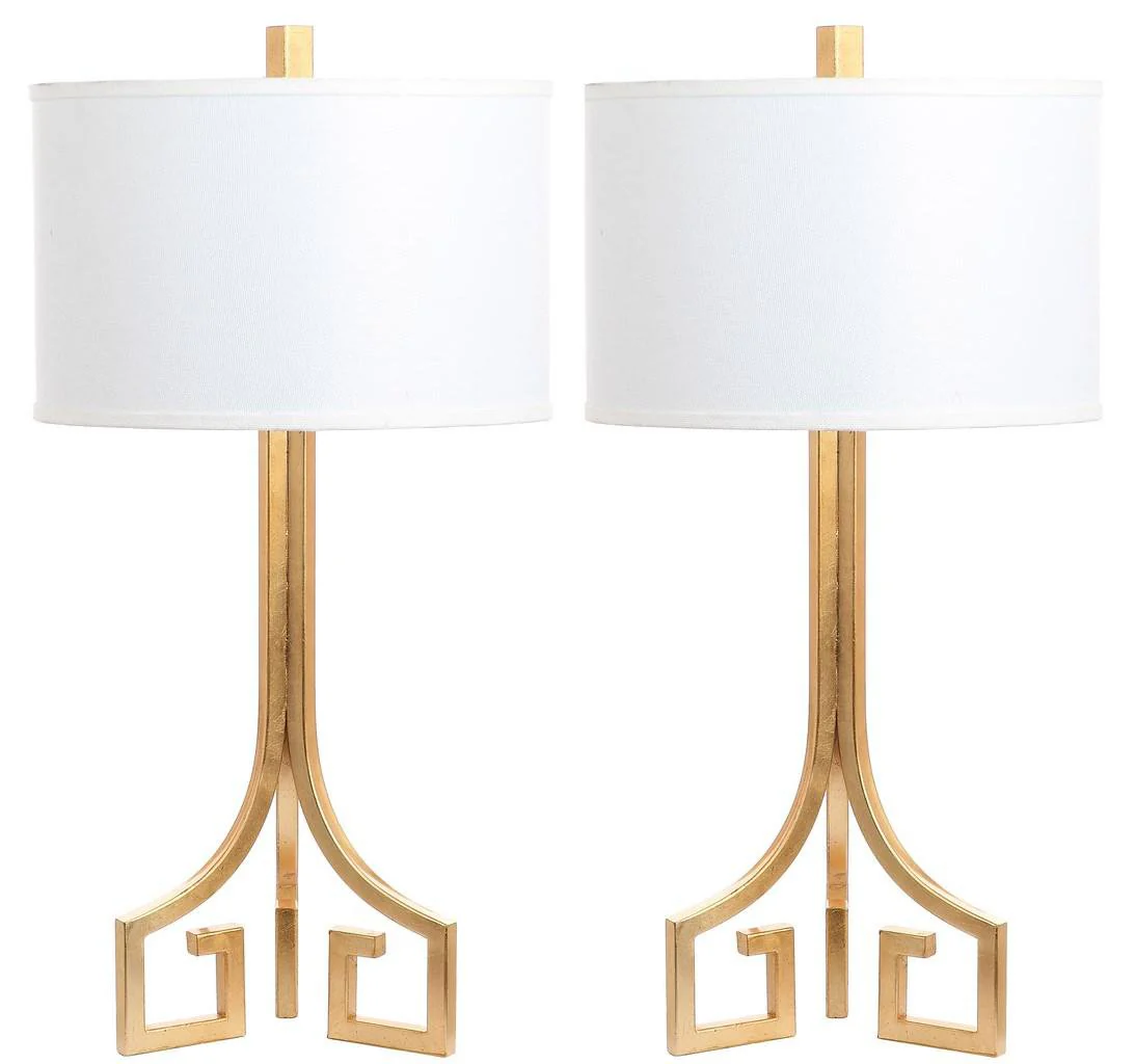 Safavieh Arabelle Hardback 27.5-Inch H Table Lamp Set Of 2 - Gold - Image 2