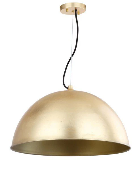 Safavieh Archer Dome 21-Inch Dia Adjustable Pendant - Gold Leaf - Image 2