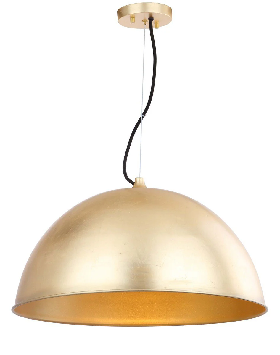 Safavieh Archer Dome 21-Inch Dia Adjustable Pendant - Gold Leaf - Image 3