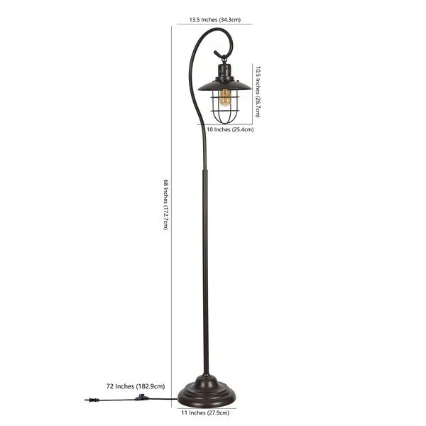 Safavieh Archie Iron Floor Lamp - Black - Image 3