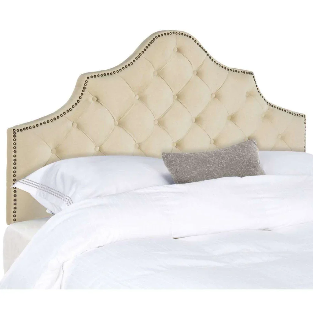 Safavieh Arebelle King Headboard King Size - Buckwheat - Image 2