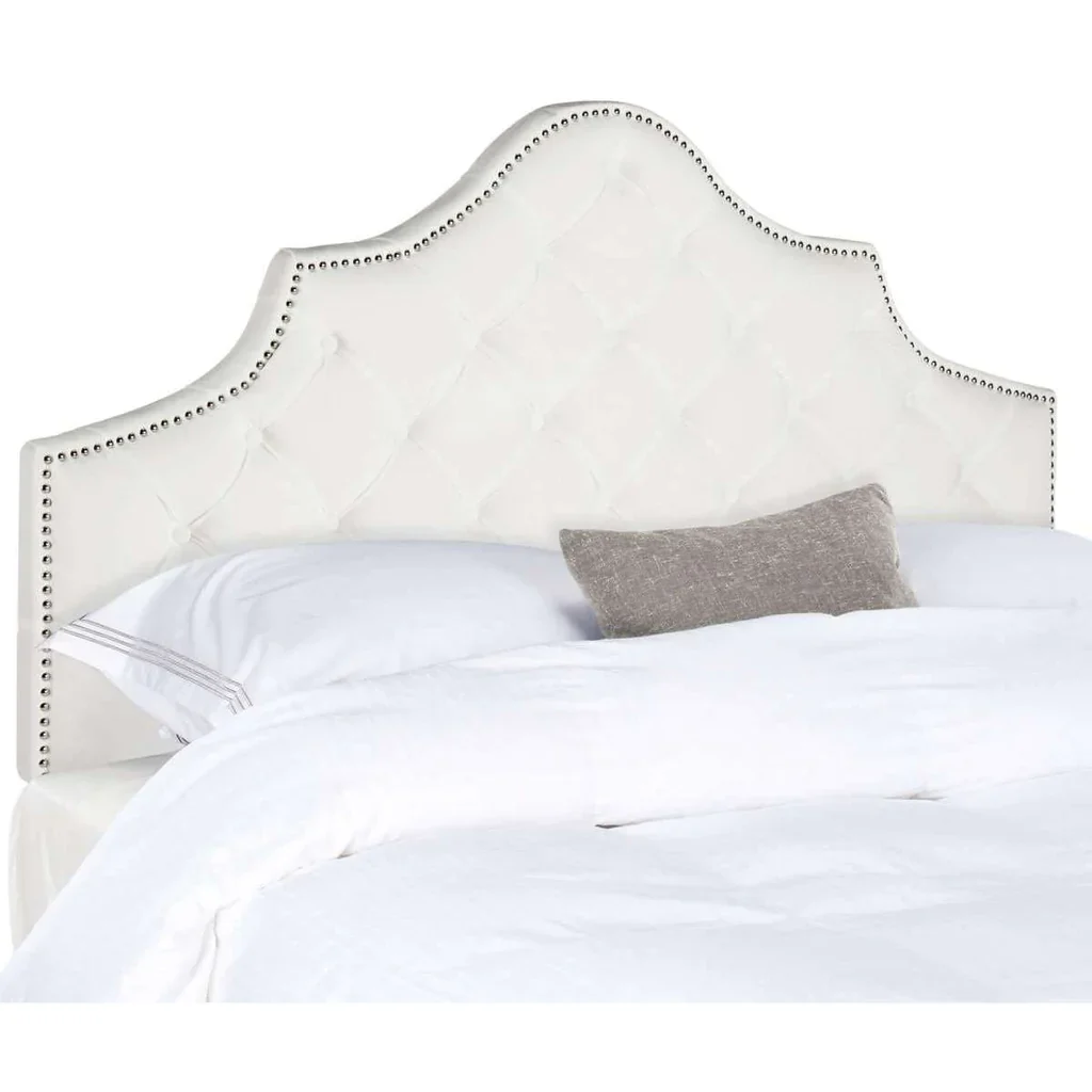 Safavieh Arebelle King Headboard King Size - White - Image 2