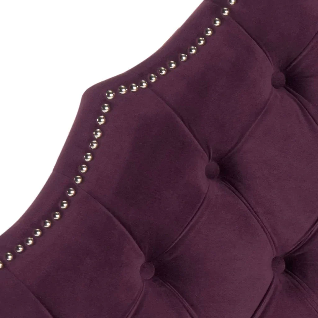 Safavieh Arebelle Queen Headboard Queen Size - Aubergine - Image 4
