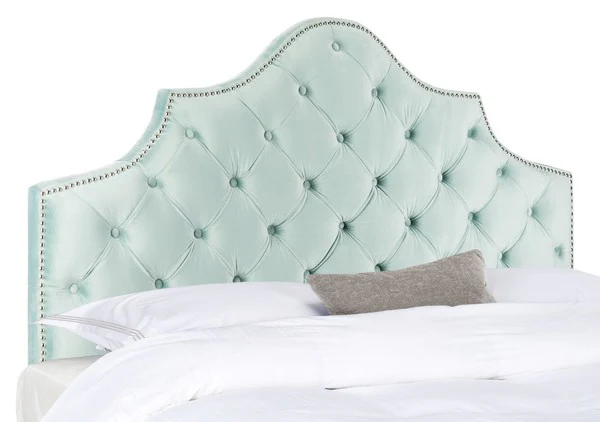 Safavieh Arebelle Queen Headboard Queen Size - Seafoam - Image 2