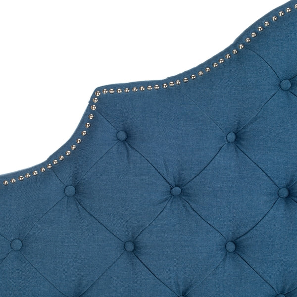 Safavieh Arebelle Queen Headboard Queen Size - Steel Blue - Image 3