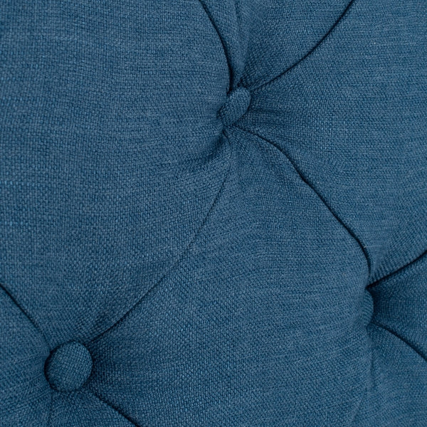 Safavieh Arebelle Queen Headboard Queen Size - Steel Blue - Image 4