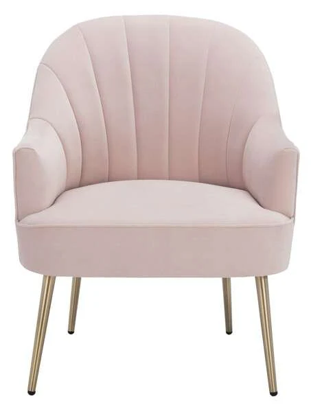 Safavieh Areli Accent Chair - Light Pink - Image 2