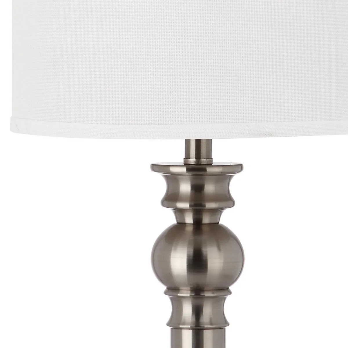 Safavieh Argos 28.25-Inch H Column Table Lamp Set Of 2 - Nickel - Image 3