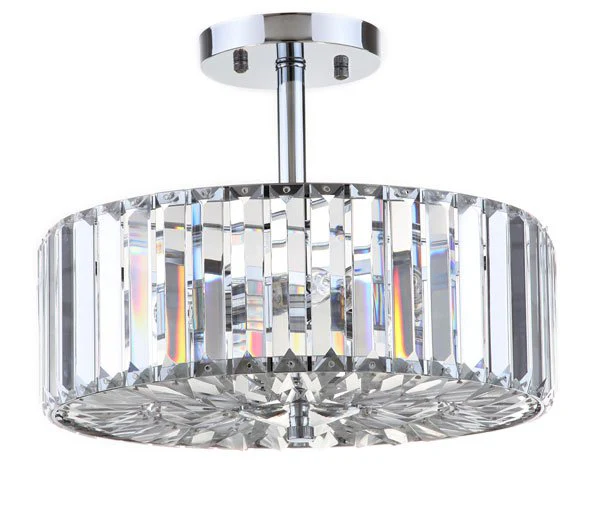Safavieh Ariel 3 Light Chrome 13.5-Inch Dia Ceiling Light - Chrome - Image 2