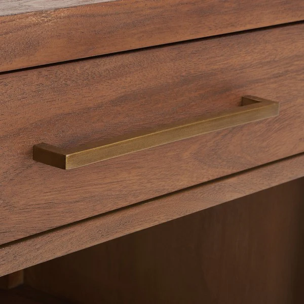 Safavieh Ariella 1 Drawer Wd Nightstand - Brown - Image 4