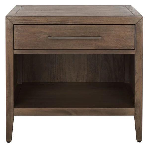 Safavieh Ariella 1 Drawer Wd Nightstand - Light Brown - Image 2
