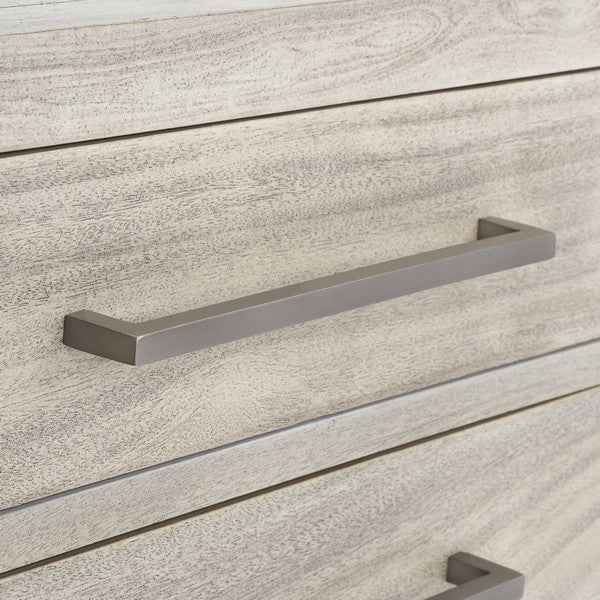 Safavieh Ariella 3 Drawer Wd Nightstand - Light Gray - Image 4