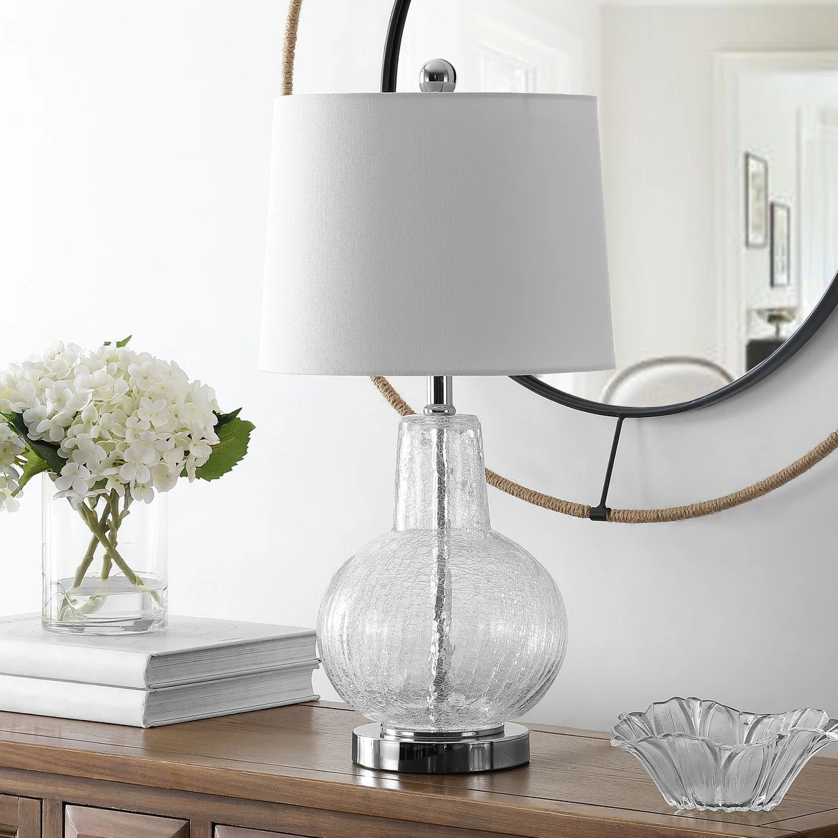 Safavieh Atlas Table Lamp - Clear Crackle - Image 3