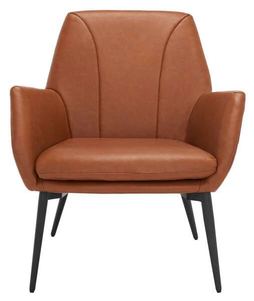 Safavieh Auggie Arm Chair - Cognac - Image 2