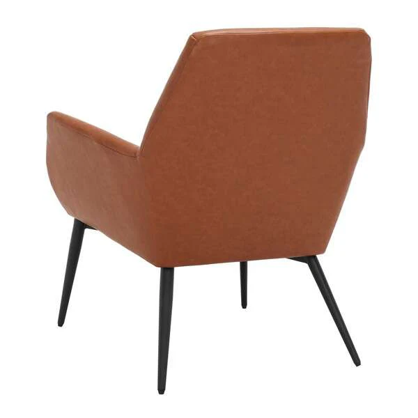Safavieh Auggie Arm Chair - Cognac - Image 3