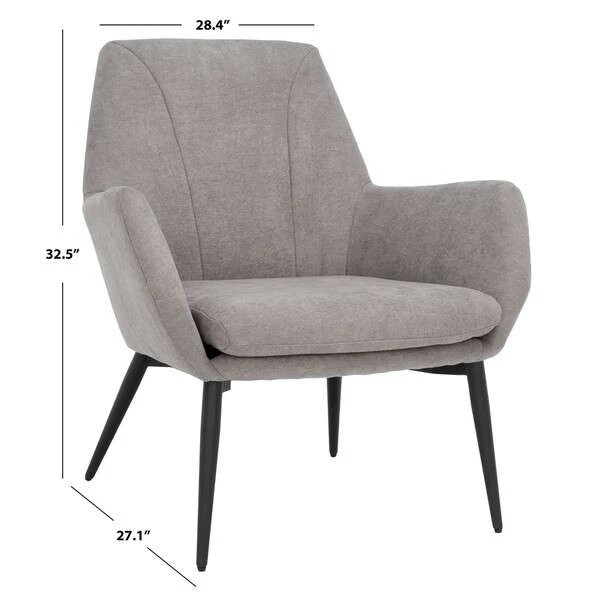 Safavieh Auggie Arm Chair - Gray - Image 4