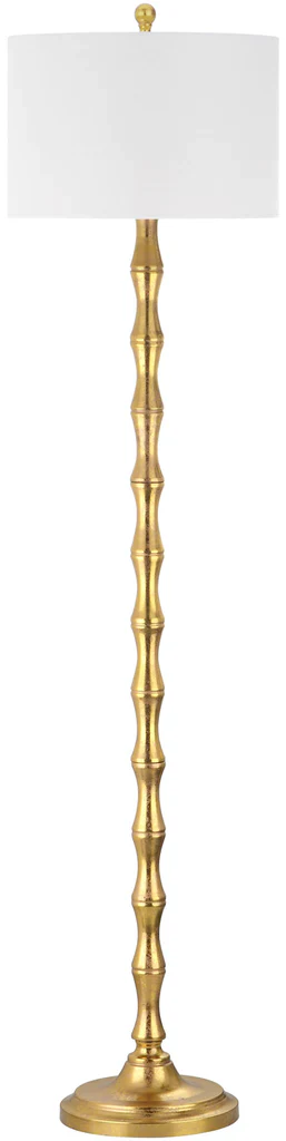 Safavieh Aurelia 63.5-Inch H Floor Lamp - Antique Gold - Image 2