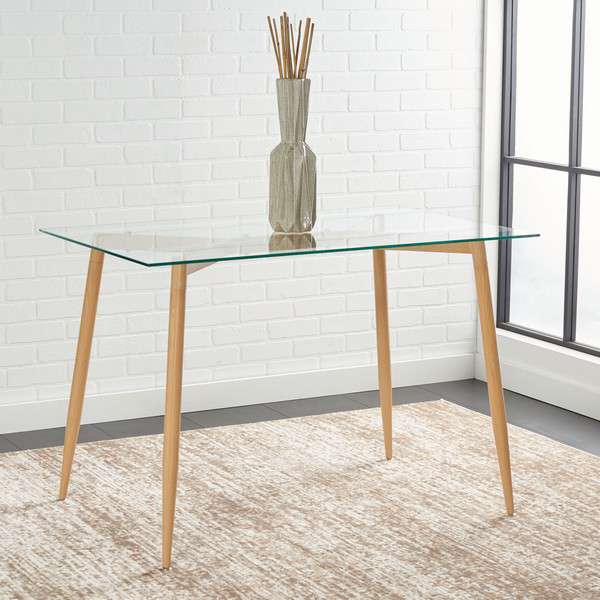 Safavieh Averill Glass Dining Table - Clear - Image 4