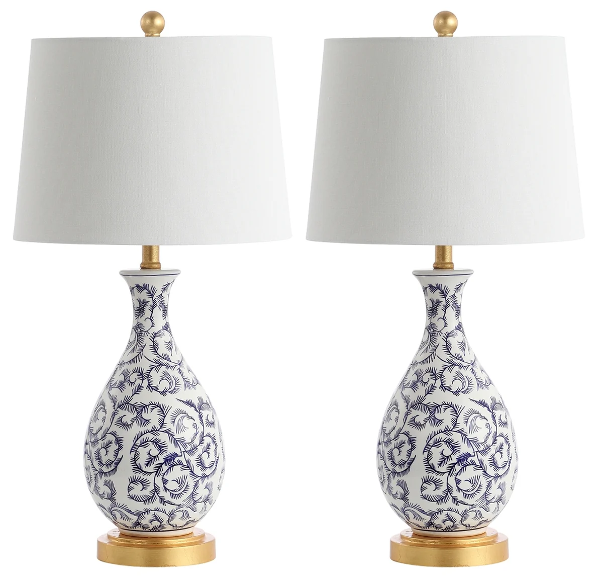 Safavieh Avi Table Lamp Set Of 2 - Blue - Image 2