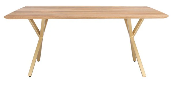 Safavieh Barron Rectangle Dining Table - Natural - Image 2